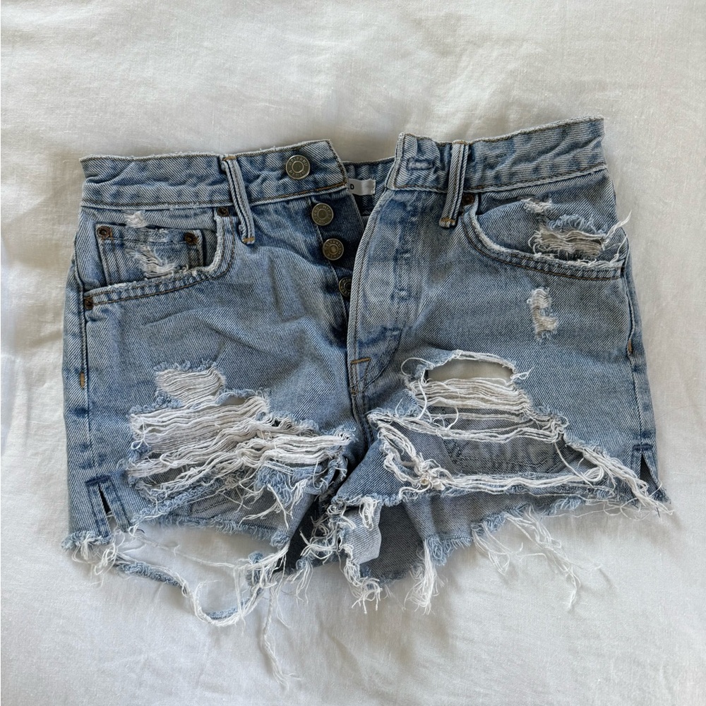 GRLFRND DENIM SHORTS SIZE 23